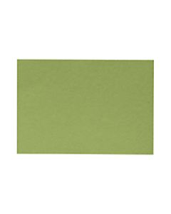 LUX Mini Flat Cards, #17, 2 9/16in x 3 9/16in, Avocado Green, Pack Of 50