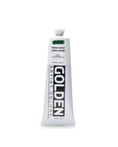 Golden Heavy Body Acrylic Paint, 5 Oz, Phthalo Green/Yellow Shade