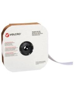 VELCRO Brand Loop Tape, Strips, 4in x 75ft, White