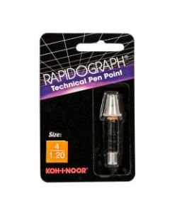 Koh-I-Noor Rapidograph No. 72D Replacement Point, 4, 1.2 mm