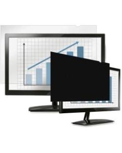 Fellowes PrivaScreen Blackout Privacy Filter - 23.0in Wide - For 23in Widescreen LCD Monitor - 16:9 - Fingerprint Resistant, Scratch Protection - Polyethylene - Crystal Clear, Black - TAA Compliant