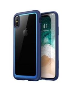 i-Blason Halo iPhone X Case - For Apple iPhone X Smartphone - Blue, Clear - Polycarbonate, Thermoplastic Polyurethane (TPU)