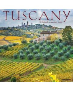 Willow Creek Press Scenic Monthly Wall Calendar, 12in x 12in, Tuscany, January To December 2022