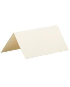 JAM Paper Printable Place Cards, 3 3/8in x 1 3/8in, Ivory, 6 Cards Per Sheet, Pack Of 2 Sheets
