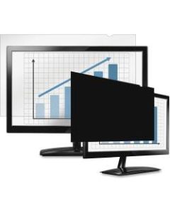 Fellowes PrivaScreen Blackout Privacy Filter - 21.5in Wide - For 21.5in Widescreen LCD Notebook, Monitor - 16:9 - Dust-free, Fingerprint Resistant, Scratch Resistant - Polyethylene - Black - TAA Compliant