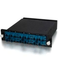 C2G Q-Series 12-Strand MTP/MPO-ST Single-Mode Module - 12 x ST, 1 x MTP - 13 Port(s) - 13 x RJ-11 - 12 x - 1 x MT Port(s)