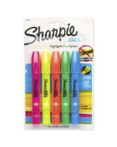 Sharpie Gel Highlighters, Assorted Colors, Pack Of 5