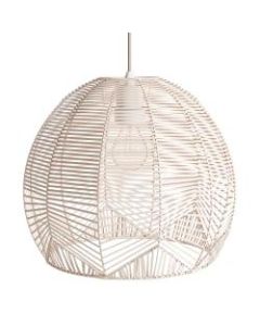 Kenroy Home Noel 1-Light Rattan Pendant Lamp, Natural