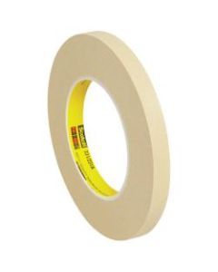 3M 231 Masking Tape, 3in Core, 0.5in x 180ft, Tan, Case Of 12