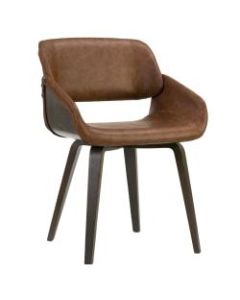 Glamour Home Amal Dining Chairs, Brown, Set Of 2 Chairs