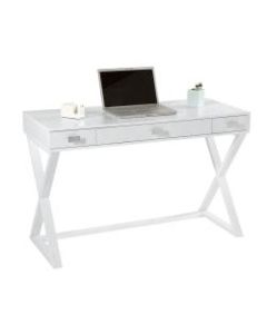 See Jane Work Kate 47inW Writing Desk, White