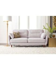 Serta Sierra Collection Sofa, Ivory/Chestnut