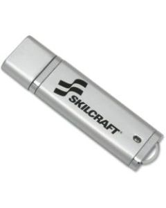 USB Flash Drive With 256-Bit AES Encryption, 2GB (AbilityOne 7045-01-558-4986)