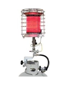 DuraHeat Propane (LP) 360 deg. Tank Top Heater - Infrared - Gas - Propane - 8792.13 W to 11.72 kW - 3 x Heat Settings - Portable - Silver