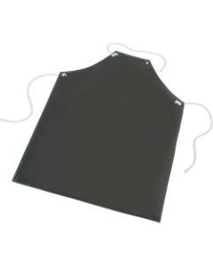 SKILCRAFT Laboratory Apron - Nylon, Rubber - For Laboratory - Black - 1 Each