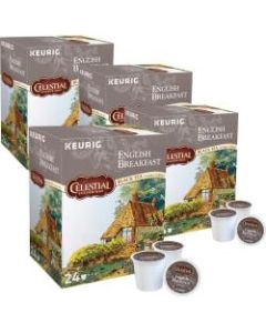 Celestial Seasonings English Breakfast Tea Single-Serve K-Cup, Carton Of 96