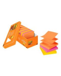 Post it Notes Super Sticky Notes, Pop-Up, 3in x 3in, Rio de Janeiro, Pack Of 18 Pads