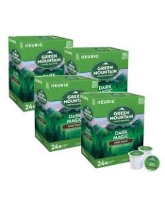 Green Mountain Coffee Single-Serve Coffee K-Cup, Dark Magic Extra-Bold, 24 Per Box, Carton Of 4 Boxes