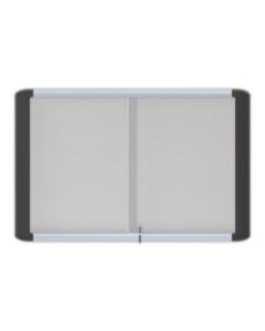 MasterVision Platinum Pure Magnetic Dry-Erase Enclosed Whiteboard, 48in x 72in, Aluminum Frame With Silver Finish