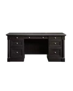 Sauder Palladia Executive Desk, Wind Oak