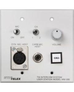 RTS WM-300L Wall Mount User Station - Cable - Wall Mount