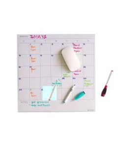 U Brands Classic Magnetic Eraser, 1in x 4-1/4in, White, Pack Of 16 Erasers
