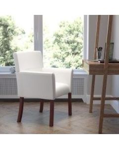 Flash Furniture Bonded LeatherSoft Side/Reception Chair, White