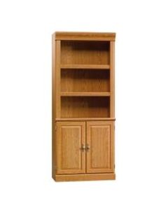 Sauder Orchard Hills 71 1/2in 5 Shelf Traditional Library, Oak/Light Finish, Standard Delivery