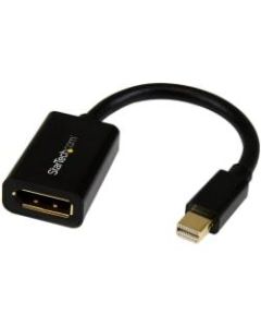 StarTech.com MiniPort toPort Adapter, 4K x 2K Video, Ultra HD Mini DP to DP Converter, mDP to DP 1.2 Adapter, Male/Female