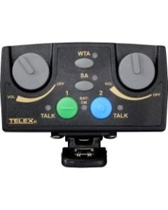 Telex Narrow Band UHF Two-Channel Binaural Wireless Synthesized Portable Beltpack - Wireless - Beltpack