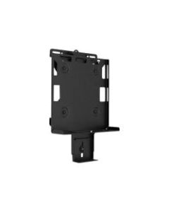 Chief PAC261D - Mounting kit (mounting plate, straps, 2 pole support brackets) for digital player - black wrinkle - mounting interface: 100 x 100 mm - wall-mountable, on the TV, pole mount