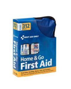 First Aid Only 312-Piece All-Purpose Essentials Soft-Sided First Aid Kit, Blue