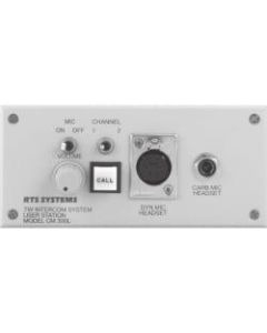 RTS CM-300L Console-Mount User Station - Aluminum - 1
