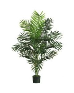 Nearly Natural 5ftH Paradise Palm Tree With Pot, Green