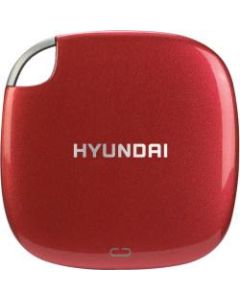 Hyundai 256GB Portable External Solid State Drive, HTESD250R, Candy Apple Red