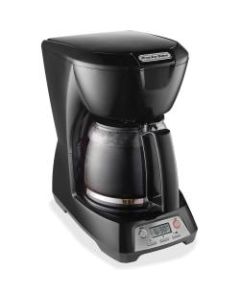 Proctor Silex 43672 Brewer - Programmable - 12 Cup(s) - Multi-serve - Timer - Black - Plastic