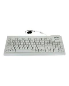 Seal Shield Silver Seal - Keyboard - USB - QWERTZ - German - white