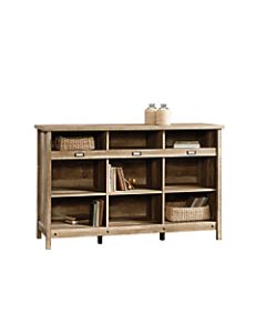 Sauder Adept Storage Credenza, 9 Shelves, Craftsman Oak