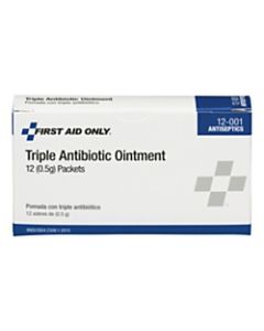First Aid Only BZK Antiseptic Towelettes, 2in x 2in, White, Box Of 10