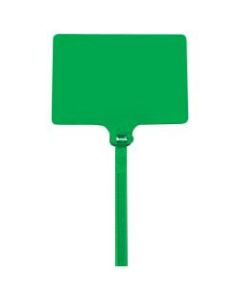 Office Depot Brand Identification Cable Ties, 9in, Green, Case Of 100