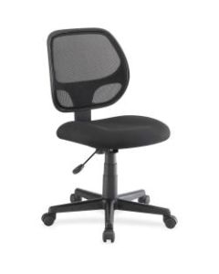 Lorell Multi-Task Mesh/Fabric Chair, Black