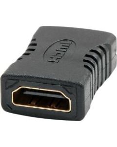 4XEM HDMI A Female To HDMI A Female Coupler Adapter - 1 x HDMI (Type A) Female Digital Audio/Video - 1 x HDMI (Type A) Female Digital Audio/Video - Black