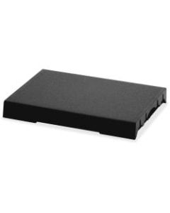 Trodat 4729 Dater Replacement Pad - 1 Each - 1.6in Width x 2in Length - Black Ink - Plastic