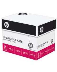 HP Multi-Use Paper, Letter Size (8 1/2in x 11in), 96 (U.S.) Brightness, 20 Lb, Case Of 2,500 Sheets