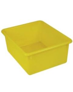 Romanoff Stowaway Letter Box No Lid, 5 1/4inH x 10 1/2inW x 13 1/8inD, Yellow, Pack Of 4