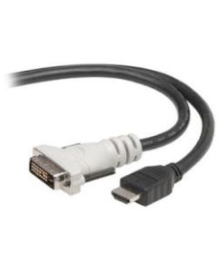 Belkin HDMI to DVI-D Cable - DVI-D Male - Male HDMI - 3ft - Black