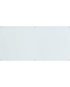 Lorell Premium Glass Unframed Dry-Erase Whiteboard, 48in x 96in, White