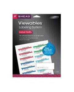 Smead Viewables Multipurpose Labels, 64915, Refill Kit, White, Pack Of 160 Labels