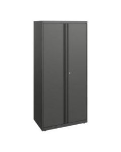 HON Flagship Metal Modular Storage Cabinet, 64inH, Charcoal