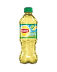 Lipton Citrus Green Tea, 20 Oz, Carton Of 24